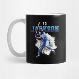 Bo Jackson Bo Knows Signature Vintage Legend Baseball Football Rap Bootleg Graphic Style Mug